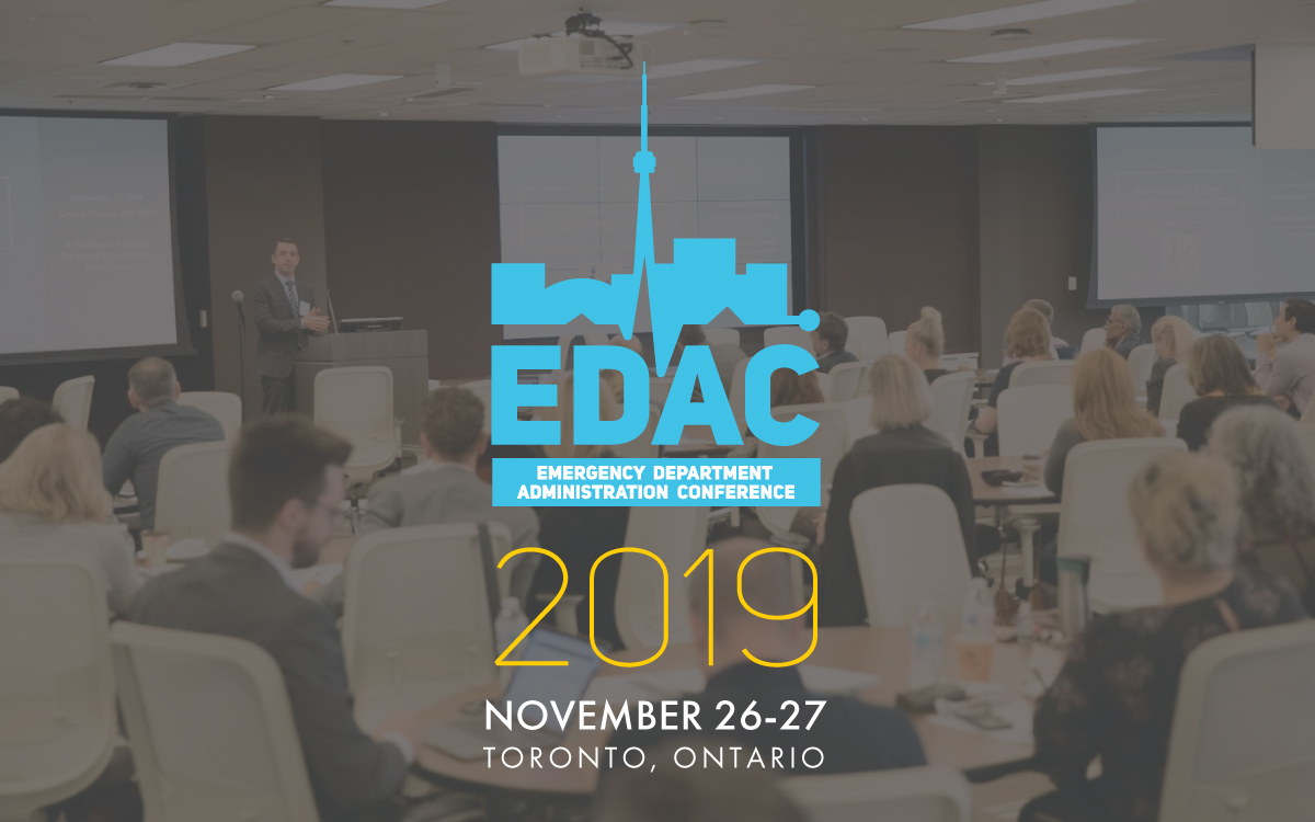 Emergency Department Administration Conference Edac 2019